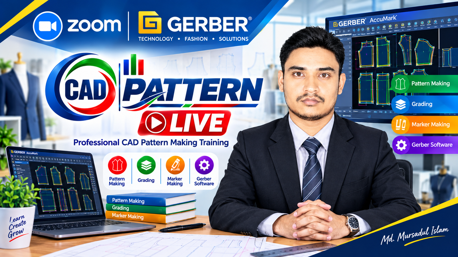 Digital Pattern Maker 2026 – Professional garment pattern making, grading and marker making using