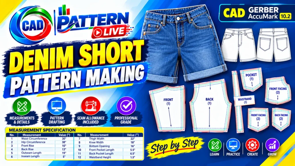 Gerber CAD Training in Bangladesh with professional CAD Pattern Making,