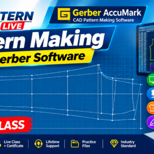 Pattern Making With Gerber Software | CAD Pattern Making Live Class 2026