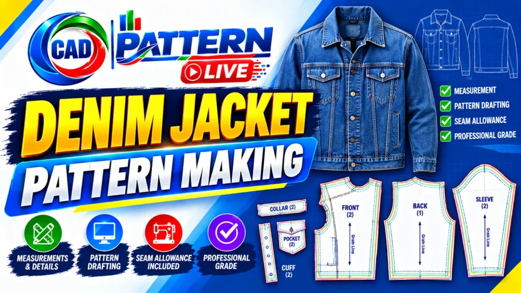 Jacket Pattern Making Course 2026 with Gerber CAD