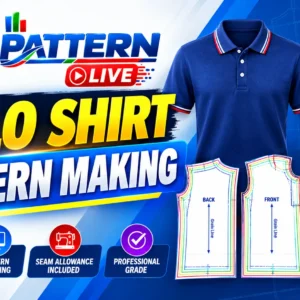 Polo Shirt Pattern Making Course 2026 with Gerber CAD Software